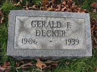 Decker, Gerald F